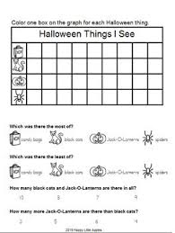 Halloween Set Graph Lesson Plan Counting Tally Chart Bar Graph Analyzing