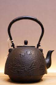 Nanbu Tetsubin Japanese Cast Iron Kettle Kunzan Hojo Tea Teapots Unique Japanese Tea Ceremony Antique Bottles