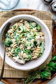 A recipe for better heart health. Healthy Chicken Alfredo With Broccoli Healthy Seasonal Recipes