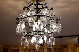 The chandelier didn't come with the glasses, which was okay by me because i was thinking of how i could pull my wedding i too want to know how you attached the wine glasses to to your chandelier. Wine Glass Chandelier Photo By Brescher Photography Picture Of Patoka Lake Winery Birdseye Tripadvisor