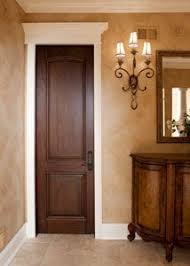 Solid Cherry Wood Door Stain Grade Dark Walnut Finish Wood Doors Interior Doors Interior Brown Interior Doors
