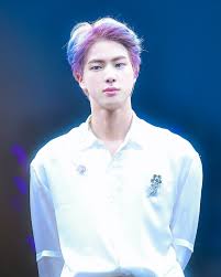 Pin By Titis Wahyu On Bts Jin Purple Hair Chef Jackets