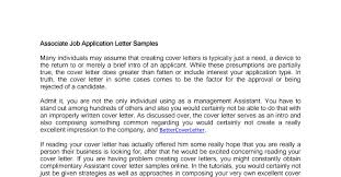 Writing a job recommendation letter but not sure where to start? Associate Job Application Letter Samples Docx Docdroid