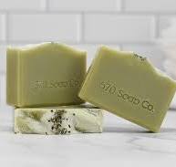Aloe + Mint Bar Soap - All Natural - Spearmint Essential Oil