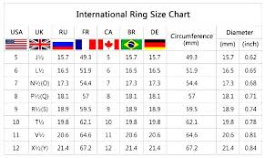 ring size chart inches paper worksheets calendar templates