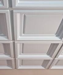 Westminster Coffered Ceiling Tiles 5 Colors 3 Faux Tin Finishes Coffered Ceiling Ceiling Tiles Ceiling Panels