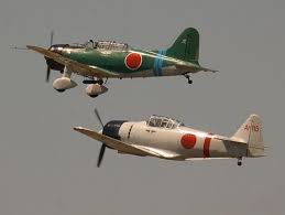 Aichi D3a Val And Zero Wwii Airplane Vintage Aircraft Vintage Planes