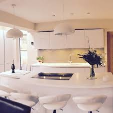 modern german kitchen with corian