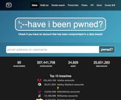 You should have been on time for your job interview. Have I Been Pwned Wikipedia