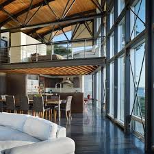 Steel Frame House Design Ideas Pictures Remodel And Decor Loft Design Steel Frame House Interior Architecture