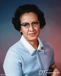 Katherine Johnson, NASA ca.1960 | Colourisations by Dominic ...