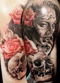 Download Day Of The Dead Tattoo Collection Dia De Los Muertos Design Press