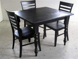 Painted Farm Table With Extension Ecustomfinishes Kitchen Table Settings Dining Table In Kitchen Square Kitchen