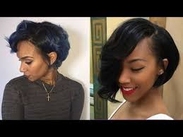 Inside find 15 cool styles we're obsessed with. Short Pixie Asymmetrical Hair Ideas For Black Women In 2018 Youtube