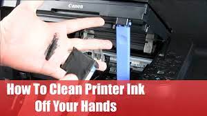 Remove the new cartridge from its package and remove the plastic tape from the cartridge using the pull tab with how to remove stuck ink cartridges from hp printers. How To Clean Printer Ink Off Your Hands Youtube