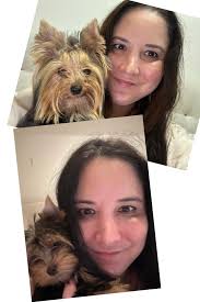 Puppy's first lion cut. Hard to get her to stay still long enough to get a  picture of it.