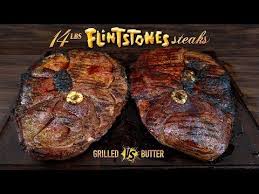 110 Oz Steaks Grilled Vs Butter Poached Which Is Best Flintstone Steak Youtube How To Grill Steak Food Processor Recipes Steak