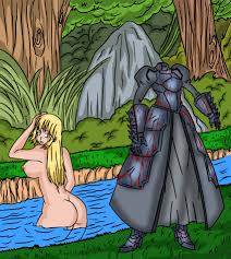 Rule 34 - Archangemon Ass Black Armor Blonde Hair Breasts Fate (series)  Forest Human Lake Living Armor Living Clothes Saber Alter Sentient Clothing  Surprised Washing | 10117301