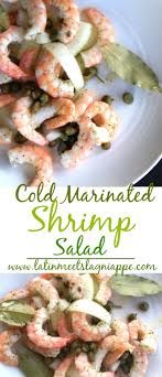 1 lb peeled deveined shrimp, 1. Cold Marinated Shrimp Salad Recipe Marinated Shrimp Summer Appetizer Shrimp Salad