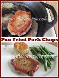 Easy Pan Fried Pork Chops The Country Cook Recipe Pan Fried Pork Chops Pork Pork Recipes