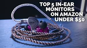Many monitors also have a bendable or molded wire that hooks at the top of your ear. Top 5 In Ear Monitors Under 50 On Amazon Com Youtube