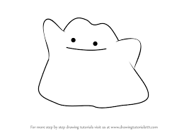 Learn How To Draw Ditto From Pokemon Go Pokemon Go Step By Step Drawing Tutorials Pokemon Pokemon Drawings Pokemon Coloring