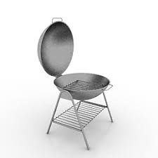 Grill N010807 3d Model For Interior 3d Visualization Kitchen Ware