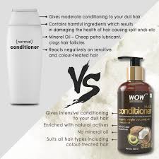 Using a coconut oil hair conditioner rather than other product is surely a better decision. Coconut Avocado Oil Hair Conditioner 300 Ml Wow Skin Science