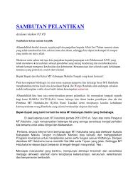 Teks pembawa acara (mc) pelantikan & pengajian umum. Contoh Pidato Nahdlatul Ulama Kumpulan Contoh Terbaru