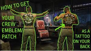 Maybe you would like to learn more about one of these? Gta5 How To Get Your Crew Emblem Patch As Back Tattoo Creator Mode Component Transfer Glitch 1 50 Youtube