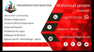 Contracting Decoration Design Decor Modern Home Decor Contractor House Design Wallpaper Gypsum Wood Paint Door Signage Decor Design Signage Signs