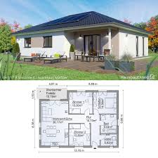 Modern Bungalow House Plans With One Story Contemporary European Architecture Design Ideas In 2020 Fertighaus Bungalow Walmdach Scanhaus