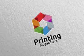 Professional templates, icons and fonts for every business. Paper Printing Company Logo Design 35 Grafik Von Denayunecf Creative Fabrica