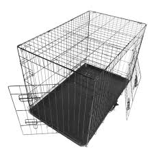 Do not like your product or it suits you? Zimtown 30 Inch Metal Cat Rabbit Crate With Plastic Tray 2 Doors Black Walmart Canada