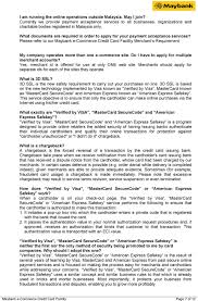 The use of the third party website will be entirely at your own risk, and subject to the terms of the third party website. Maybank E Commerce Credit Card Facility Online Credit Card Payment Pdf Free Download