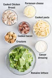 Perfect for lunch, dinner and delicious leftovers for days! Chicken Pasta Caesar Salad Tastes Of Homemade