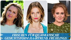 Das sind die besten haarschnitte in. Frisuren Fur Quadratische Gesichtsform Haartrend Fruhlings 2018 Youtube