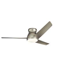 Modern design looks great in a contemporary home. Modern Ceiling Fan With Light In Nickel The Lighting Company Uk