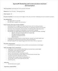 Why should you use marketing assistant job description templates? 12 Marketing Assistant Job Description Templates Pdf Doc Free Premium Templates