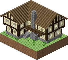 How to build a large modern house tutorial. Medieval Village Large House By Spasquini Deviantart Com On Deviantart Minecraft House Plans Minecraft House Designs Minecraft Houses Blueprints