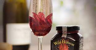 Fun Champagne Serving Idea Hibiscus Flowers Hibiscus Flowers In Jars