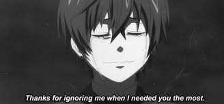 Sad anime quotes manga quotes drawing quotes tokyo ghoul anime triste dark quotes depression quotes depression art thoughts. Pin On Giffit
