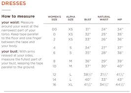 My Size Charts Banana Republic Size Charts