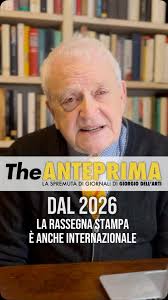 Dal 2026 Anteprima esce la domenica con la rassegna stampa internazionale.  , Stay tuned!, #giorgiodellarti #pilloledellarti #anteprima  #spremutadigiornali #rassegnastampa