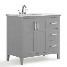 winston 36 in. left offset bath vanity