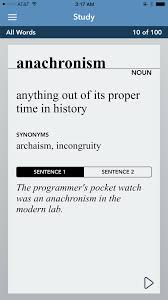 Anachronism Unusual Words Cool Words Dictionary Words