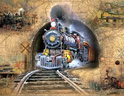 Full Speed Ahead 500 Piece Train Jigsaw Puzzle Official Springbok Puzzles Store Train Jigsaw Puzzles Train Jigsaw Train Puzzles