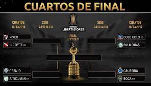Los ocho equipos que han conseguido el pase a esta ronda de la competición tratarán de seguir en la lucha por levantar el título que les haga ser campeón de sudamérica. Cuartos De Final Copa Libertadores 2018 Fixture Calendario