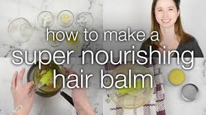 It will leave you skin feeling soft and looking vibrant. How To Make A Diy Super Nourishing Hair Balm Youtube