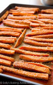 Baked sweet potato fries are a healthy alternative to the french fried potatoes that we all love and adore. Cinnamon Sugar Sweet Potato Fries Sally S Baking Addiction
